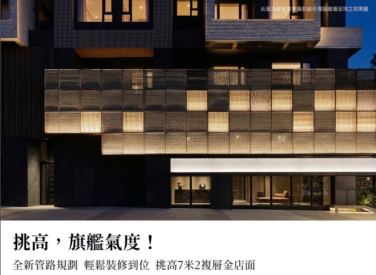 新美齊画世代挑高旗艦金店面